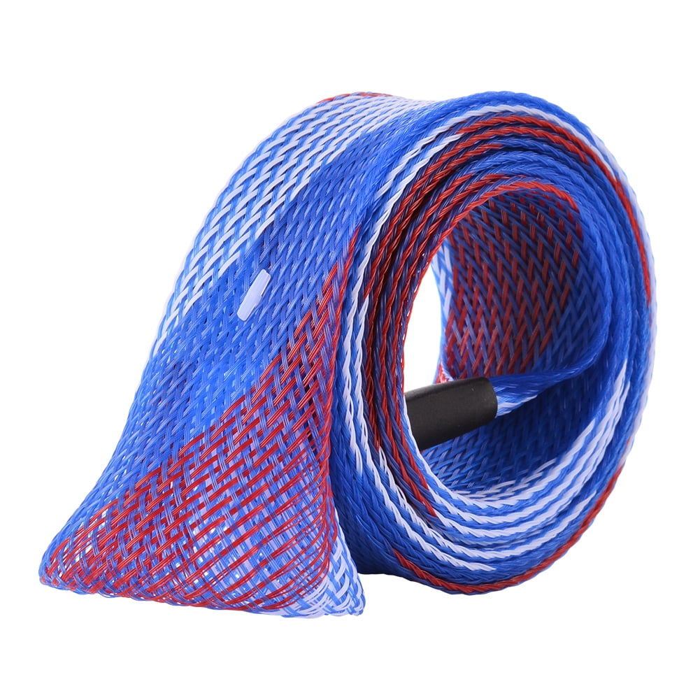 "Expandable Braided Fishing Spinning Rod Cover Rod Sock Fishing Pole