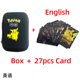 thumbnail image 1 of Tarjetas de Pokémon de 9-27-55 piezas Vmax GX energy, Charizard, Pikachu, serie rara, tarjeta de entrenador de combate, regalo de juguete para niños, 1 of 5