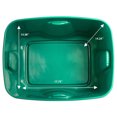 thumbnail image 4 of HOMZ Contenant de Rangement en Plastique Robuste de 18 Gallons, Vert/rouge (Lot de 4), 4 of 11