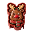 thumbnail image 2 of Christmas Mini Pie Molds, Festive Holiday Baking Tool Set with Press Design for Making Delicious Seasonal Pastries and Tarts (Reindeer), 2 of 6