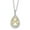 Yellow, variant on Finest Gold Sentimental Expressions Sterling Silver Gold-Plated Blessed Beyond Measure 18 in. Necklace