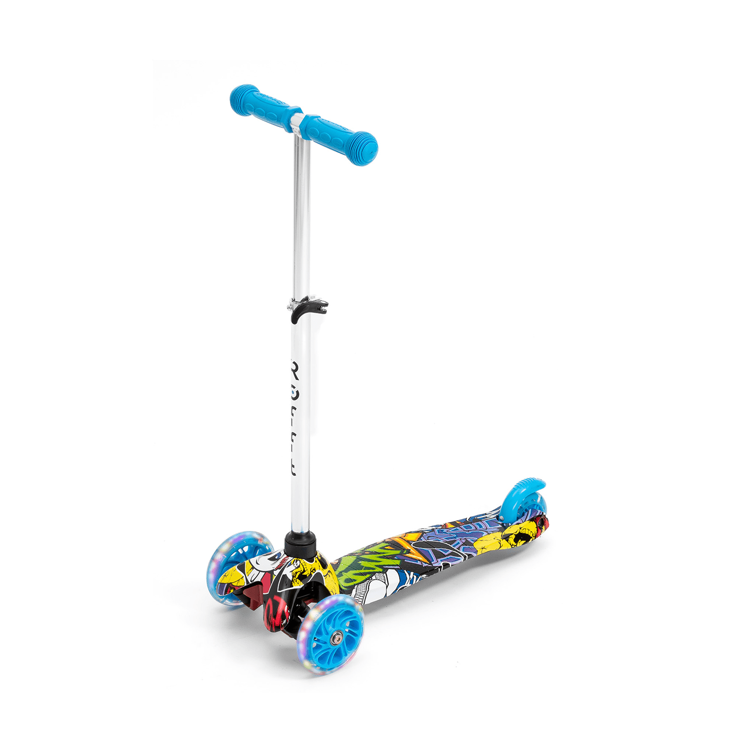 ROFFT Mini Scooter for Kids 36, LED 3 Wheeled Kick Scooter, Adjustable