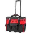 thumbnail image 1 of XtremepowerUS Sac à Outils Roulant avec Poignée Télescopique 18 Pouces Grand Sac de Rangement Robuste avec Roues, 1 of 7