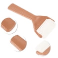 thumbnail image 3 of 1 Pc Rodillo Facial Translúcido para Mujeres para Salón de Belleza Vacaciones Baño Viaje ABS PE Perlas de Hielo Naranja Blanco, 3 of 3
