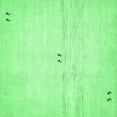 thumbnail image 1 of Ahgly Company Indoor Square Solid Emerald Green Modern Area Rugs, 4' Square, 1 of 4