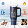 thumbnail image 4 of 40th Birthday Stainless Steel Tumbler with Handle & Straw, Birthday Gifts Cup 40 Oz, 40 Year Old Birthday Gifts for Girls, 40th Birthday Decorations for Girls, Happy 40th Birthday Gifts for Men, 4 of 6