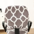 thumbnail image 3 of Moonsaad Stretch Office Computer Rotating Chair Split Cover, Spandex Seat Cover Chair Protector Slipcover, 3 of 8