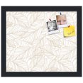 thumbnail image 2 of PinPix 14x12 Custom Cork Bulletin Board White Sand Poster Board Has a Fabric Style Canvas Finish, Framed in White Sand, by ArtToFrames (PinPix-1880), 2 of 5