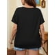thumbnail image 2 of Women'S Plus Size Casual Crew Neck T-Shirt - Vibrant Geometric Floral Print, Short Sleeve, Medium Stretch, Summer Top for Petite Figures, Casual Summer Top | Vibrant Print Top | Comfortable Fit, 2 of 7