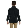 thumbnail image 2 of Youth 8 oz. Full-Zip Fleece - BLACK - L, 2 of 3