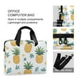 thumbnail image 4 of FORMRS 16" Laptop Sleeve Bag Carrying Case with Handle Travel Shoulder Briefcase, Pineapple, 4 of 8