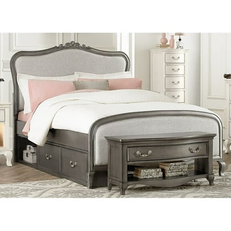 NE Kids Kensington Katherine Full Upholstered Storage Bed ...