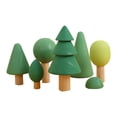 thumbnail image 2 of Bloques de madera Zulema 7 Set Juguete Verde, 2 of 8