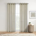 thumbnail image 1 of Libaas Light Filtering Grommet Indoor Curtain 52" x 108" in Linen, 1 of 6