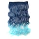 thumbnail image 1 of Pelucas con flequillo para mujer, peluca ondulada suelta con clip, extensión de cabello femenino, pieza de peluca con degradado de color, cinco clips, cabello largo y rizado, peluca postiza, 1 of 3