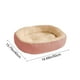 thumbnail image 3 of Cama Ovalada para Mascotas | Almohadilla de Felpa Polar Cálida de Invierno para Perros y Gatos | Nido Acogedor y Suave para Dormir | Cama de Interior Lavable a Máquina para Mascotas Pequeñas y Median, 3 of 6