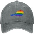 thumbnail image 2 of LGBT Flag Map of Austria Baseball Cap Women Men Hat Vintage Trucker Sun Hat Dad Cowboy Hats, 2 of 8
