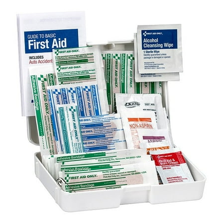 First Aid Only First Aid Kit w/House,47pcs,1 5/16x6",BL FAO-120