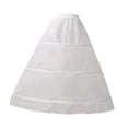 thumbnail image 1 of Zentra Jupon de Robe de Mariée Léger avec Ceinture Élastique Confortable Demi-style F, 1 of 7