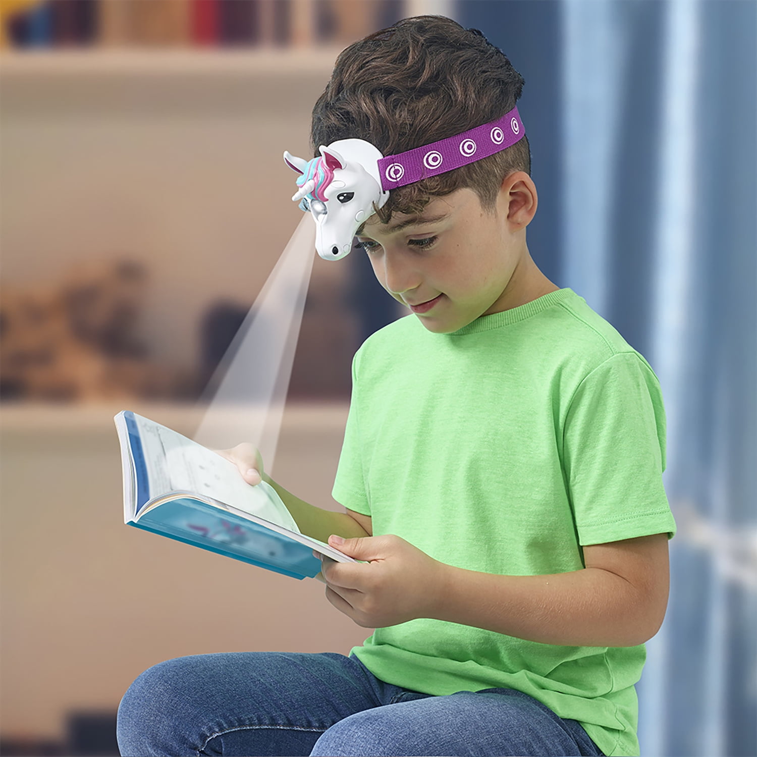 Brainstorm Limited Unicorn Head Flashlight with Light and Sound