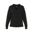 thumbnail image 5 of Time and Tru Women's and Women's Plus Zip Up Fleece Jacket with Hood, Sizes XS-4X, 5 of 5