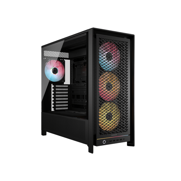 CORSAIR FRAME 5000D RS ARGB Modular High Airflow Mid-Tower PC Case, Black – Fully Customizable Design –  InfiniRail™ Fan Mounting System – Fits Multiple 360mm Radiators or a 420mm Radiator – Reverse M