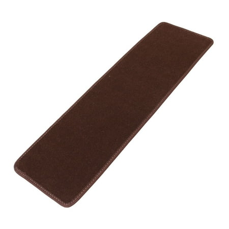 Stair Mat Polypropylene Fiber Non-slip Stair Mat Pad Rug Dark Coffee Color 80cm x 24cm Only 1 Piece ()