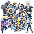 thumbnail image 3 of 35pcs-50pcs Cartoon Stickers Police Stickers Funny Kids Stickers Stationery Stickers for Laptops Suitcase Guitar, 3 of 9