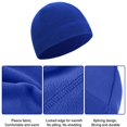 thumbnail image 3 of Gorra caliente de invierno de 3 piezas, gorra de lana polar suave, gorra gruesa a prueba de viento, gorra de esquí al aire libre para hombres y mujeres Afortunado Sencillez, 3 of 4