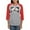 Heather/Red, variant on CafePress - I Love Savannah Ga Long Sleeve T Shirt - Womens Baseball Tee
