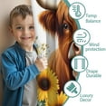 thumbnail image 3 of Blackout Kids Curtains,Highland Cow and Sunflower Childrens Insulated Curtains Set Of 2,Bedroom Essentials,Toddler Room Decor 42x54in(106x137cm), 3 of 4