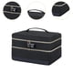 thumbnail image 5 of Bolsa de almacenamiento de juguetes, estuche de transporte, organizador de contenedores de poliéster negro para colecciones de figuras de acción,, 5 of 9