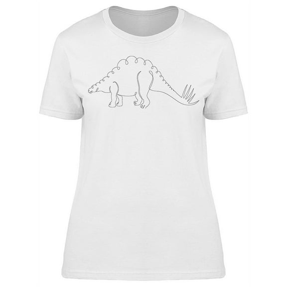 Continuous Line Dinosaur Tee Women's -Image by Shutterstock
