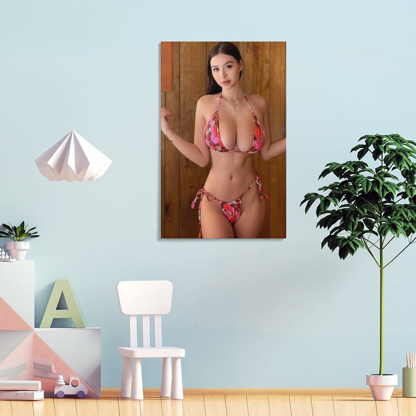 Sophie Mudd Hot Girl Sexy Poster (28) Picture Print Wall Art Poster Painting Canvas Posters Artworks Gift Room Aesthetic 24x36inch(60x90cm)