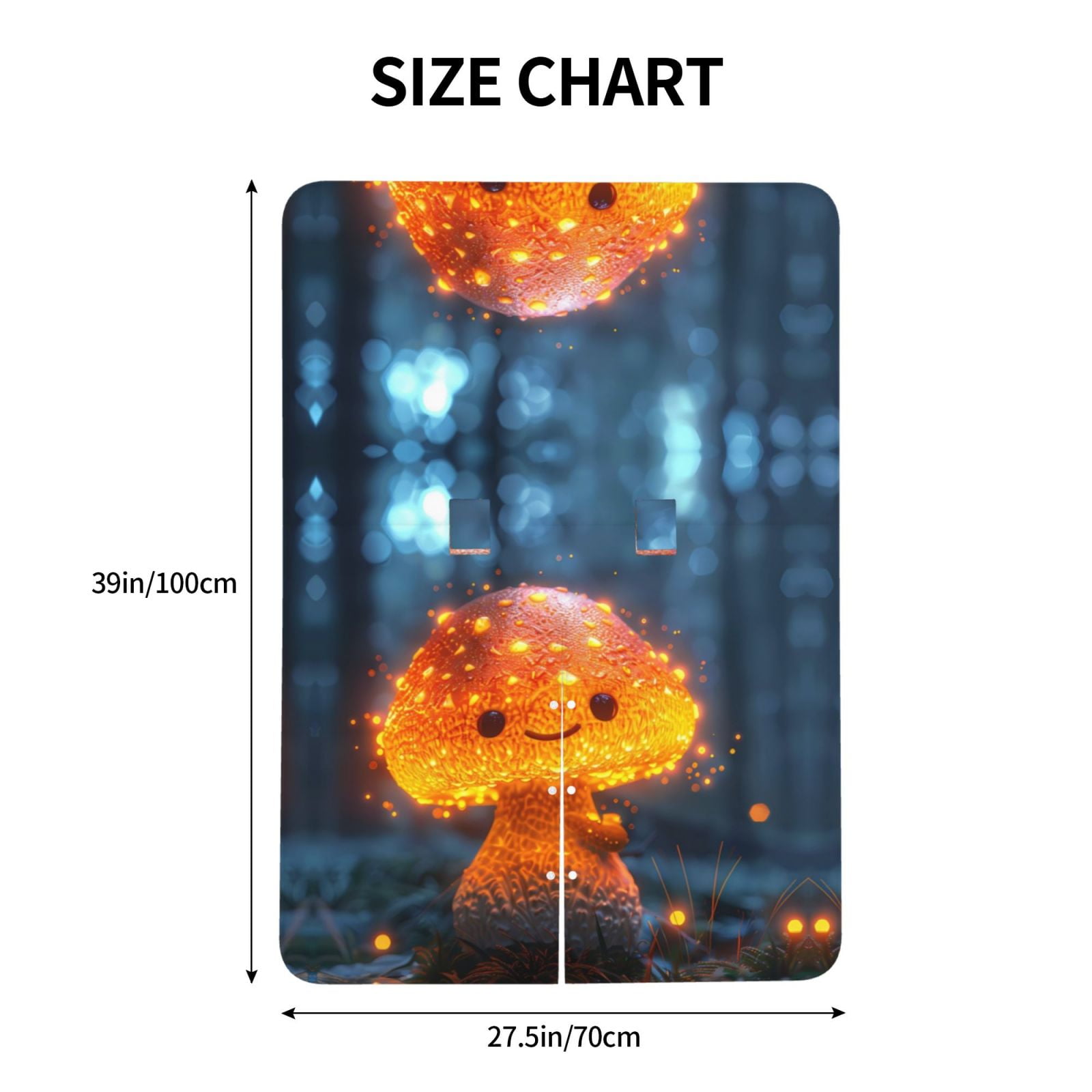 Car Seat Cover Baby - Glowing Mushroom In Forest Breathable Infant Car Seat Cover for Baby Carseat, Lightweight Comfort Baby Essentials Must Haves Newborn Stuff for Girl Boy