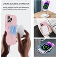 thumbnail image 2 of Magnetic case for iPhone 14 Pro Max Phone Case for Women, Matte Luxury Soft Metallic Luster Design with Camera Lens Protector, Compatible with Magsafe Case for iPhone 14 Pro Max 6.7"-Pink, 2 of 14