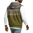 thumbnail image 6 of Iaqnaocc Sleeveless Hoodies for men Athletic Zip Up Tank Tops Wrinkle Resistant Workout Hoodie with Pocket Green M, 6 of 6