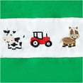 thumbnail image 6 of UAYOTSE Baby Girl Boy Summer Clothes Short Sleeve Tops Embroidery Tee Pattern Tshirt+Vintage Plaid Short Pants Set kids summer clothes(2-3 Years,Green), 6 of 8