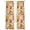 Beige Orange, variant on Watercolor Floral Sheer Curtains 96 Inch Length 2 Panels Set Window Treatments, Spring Poppy Daisy Flowers Botanical Beige Rod Pocket Semi Curtains for Living Room/Bedroom/Kitchen, 104"W x 96"L