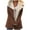 Brown, variant on Winter Clearance 2023 Winter Coats for Women Plus Size Plus Size Winter Warm Composite PlushButton Lapels Jacket Outwearcoat