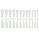 thumbnail image 3 of 240 Uds puntas de uñas postizas transparentes DIY cobertura completa extensiones de uñas puntas largas transparentes para manicura, 3 of 8