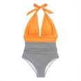 thumbnail image 5 of Sngxgn Women Swimsuit Sport Bathing Suit Swimwear(Orange,XL), 5 of 6