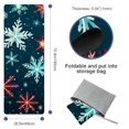 thumbnail image 4 of Christmas Yoga Towel with Storage Bag, 72.8"x26.8", Suitable for Yoga, Pilates, Fitness, Gym Towels, 4 of 6