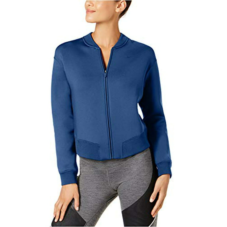 piece hang magician Nike Therma Sphere Max Training Bomber Jacket Womens XL Blue MSRP $150 -  Walmart.com