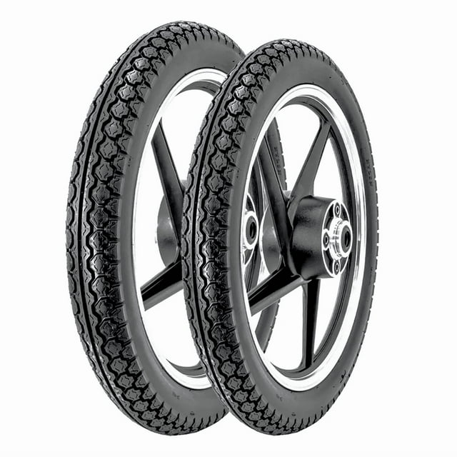 Llantas De Moto Montana 3.00-17 + 2.75-17 M-015 Trabajo Uso Con Camara