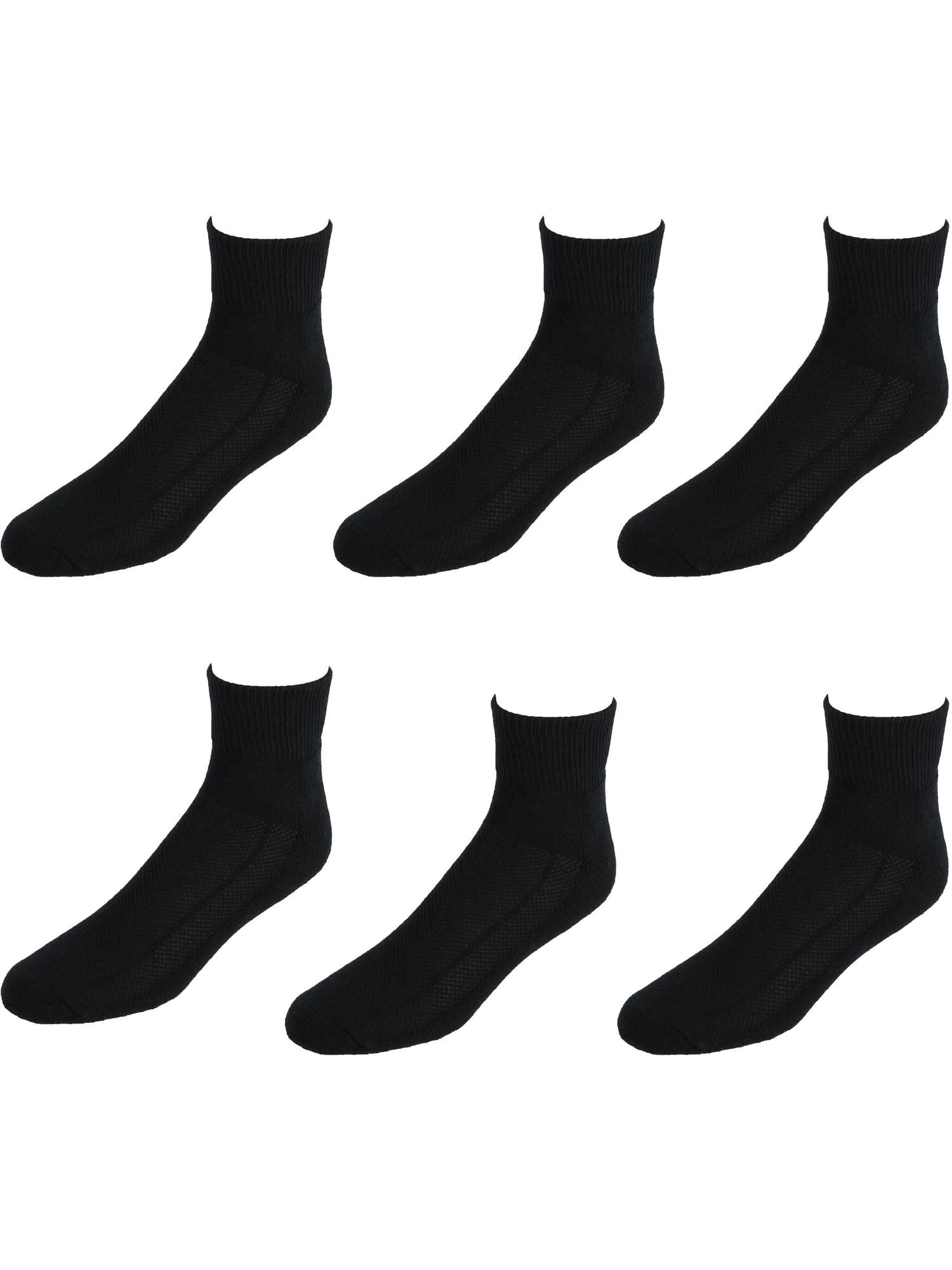 Fruit of the Loom Breathable Ankle Socks (6 Pair Pack) (Men's Big & Tall)