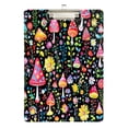 thumbnail image 2 of Magic Mushroom 12.5x9in Clipboard, Durable Acrylic with Metal Clip and Wall Hook for Office or Classroom, 2 of 10