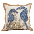 thumbnail image 2 of Saro Lifestyle Seahorse Down Filled Cotton Throw Pillow, 2 of 4