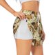 thumbnail image 1 of Balery Retro Squirrel Pantalones cortos deportivos para mujer con forro y dos bolsillos, elásticos, para entrenamiento, gimnasio, yoga-Large, 1 of 7