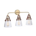 thumbnail image 6 of 51303-VB-Craftmade Lighting-Hagen 3 Light Traditional Bath Vanity Approved for Damp Locations - 26 inches wide by 14.17 inches high-Vintage Brass, 6 of 7